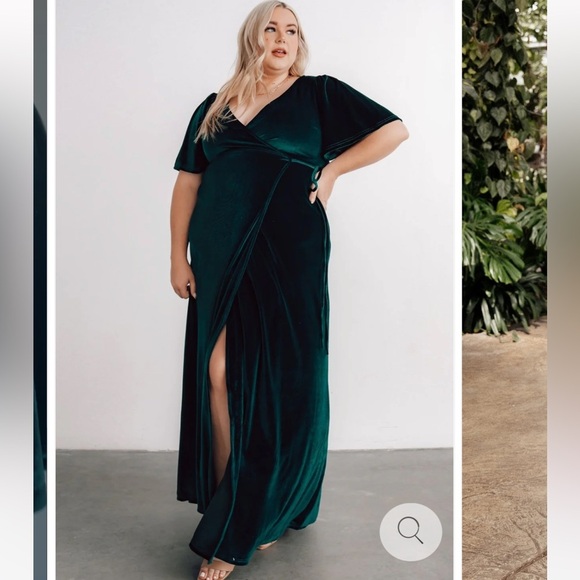 Baltic Born Dresses & Skirts - Baltic Born Deep emerald Green Maxi Dress witchy whimsy goth 1X